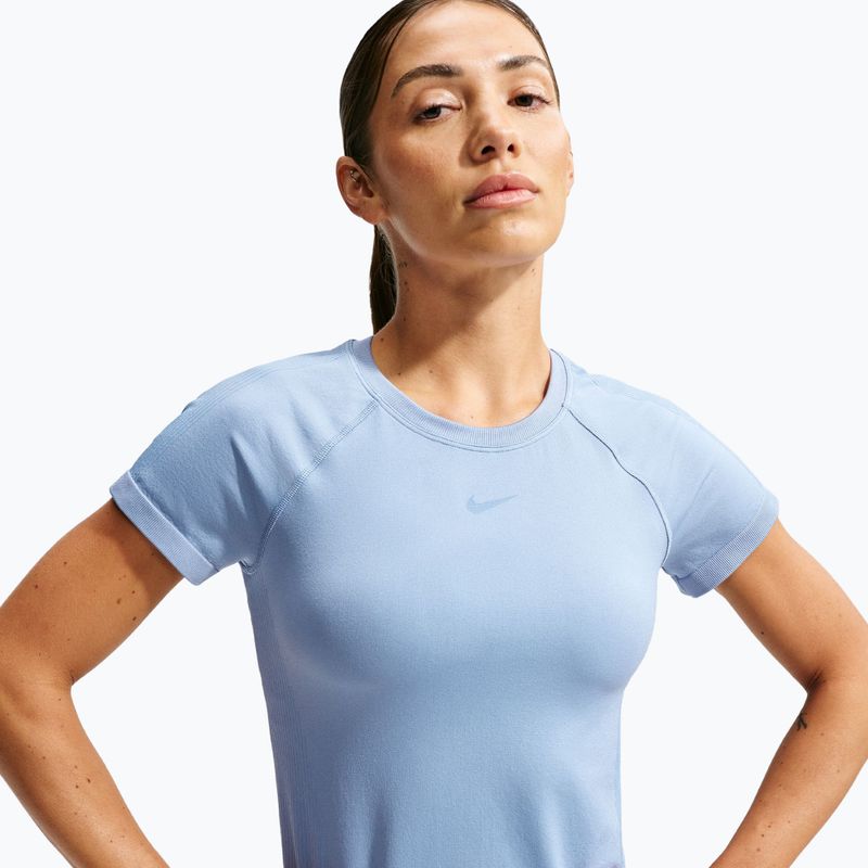 Dámske tréningové tričko Nike Pro Seamless work blue 3