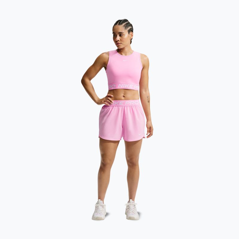 Dámske tričko Nike Pro pink rise/white 2
