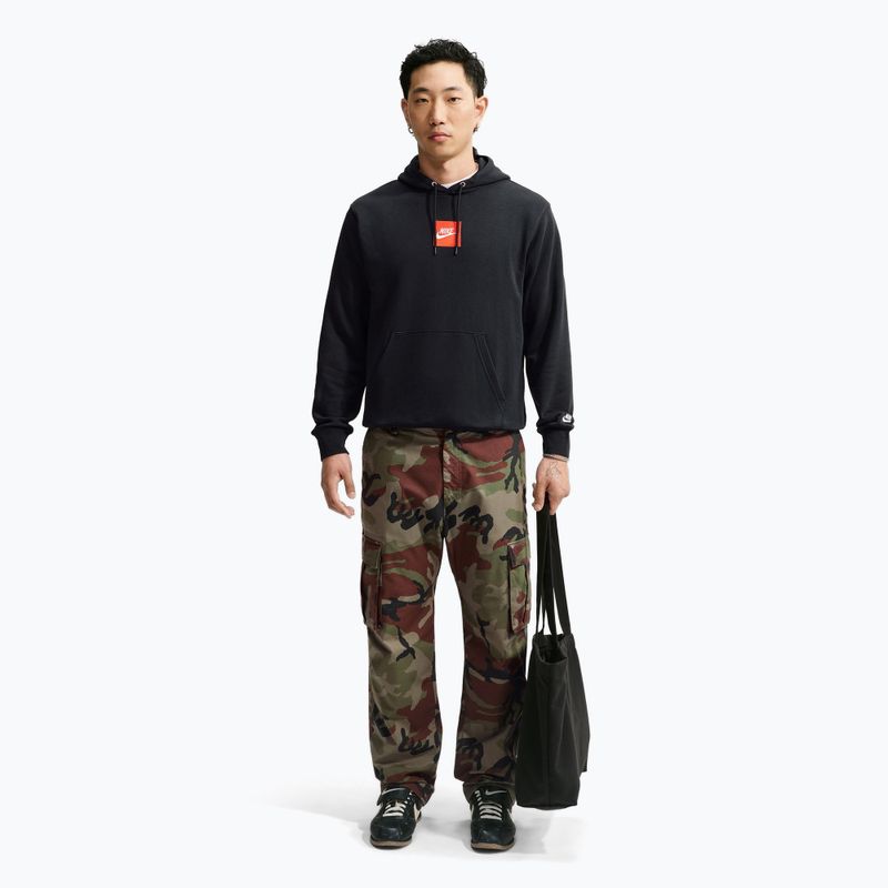 Pánska mikina Nike Sportswear Club black/black/white 2