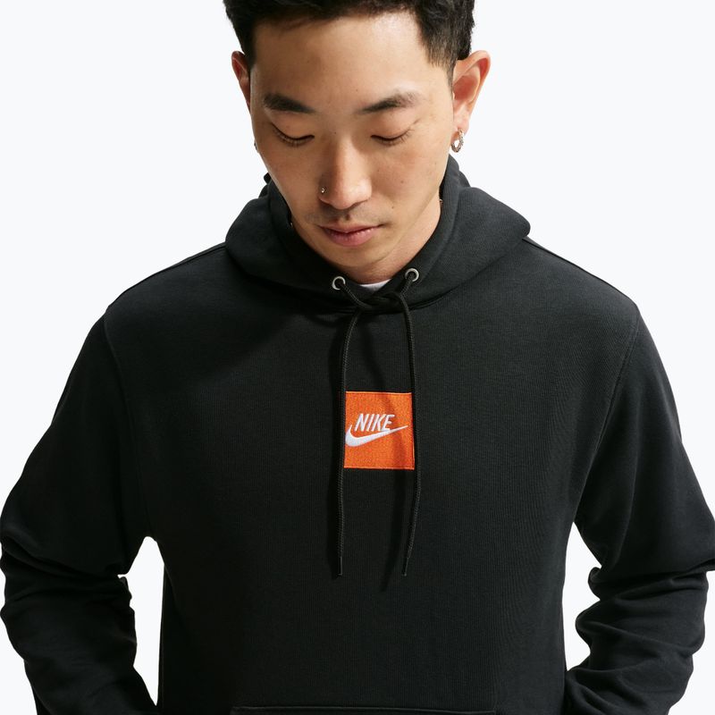 Pánska mikina Nike Sportswear Club black/black/white 5