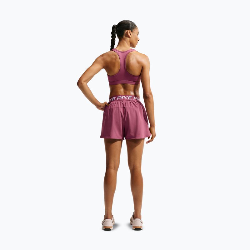 Dámske tréningové šortky Nike Pro pink smoke/white 2