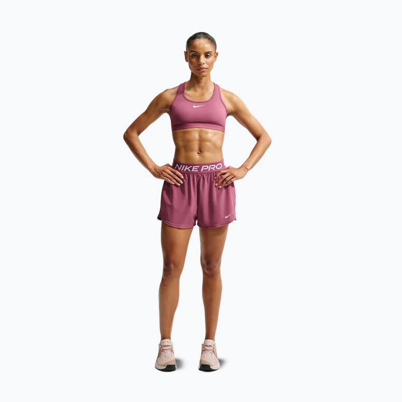 Dámske tréningové šortky Nike Pro pink smoke/white 7