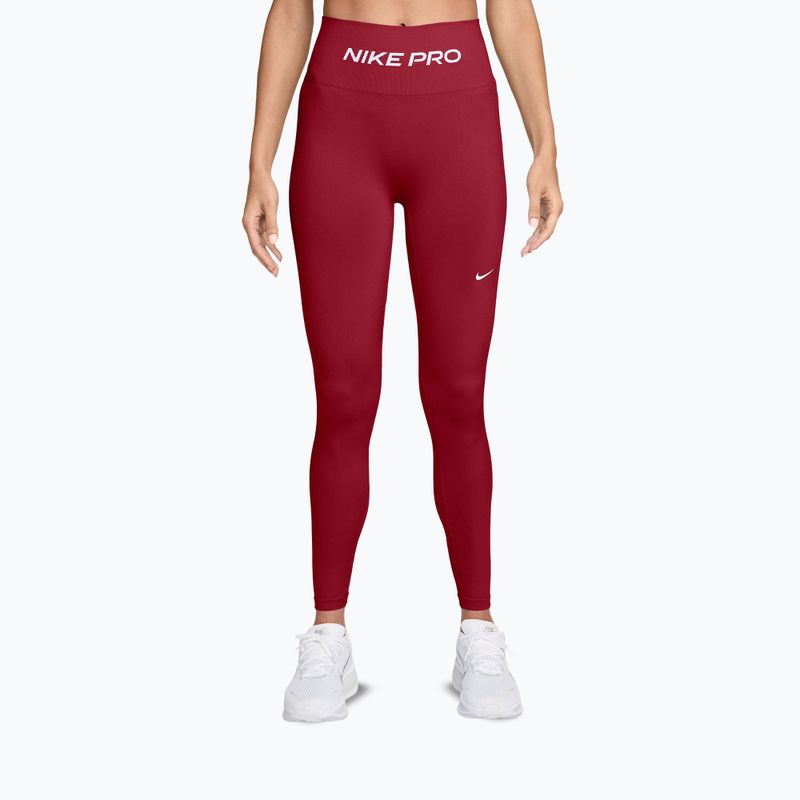 Dámske legíny Nike Pro Seamless tough red/white