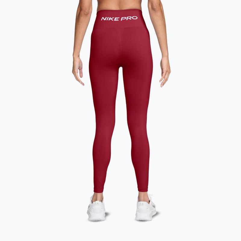 Dámske legíny Nike Pro Seamless tough red/white 2