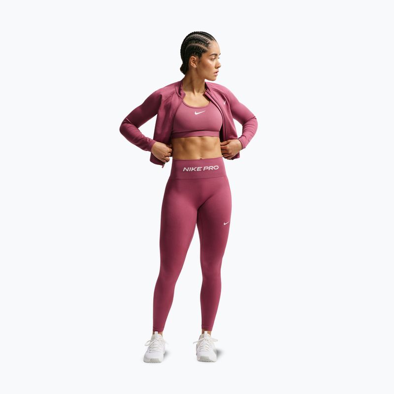Dámske legíny Nike Pro Seamless pink smoke/white 2