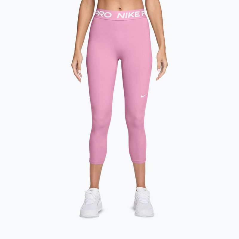 Dámske legíny Nike Pro pink rise/white