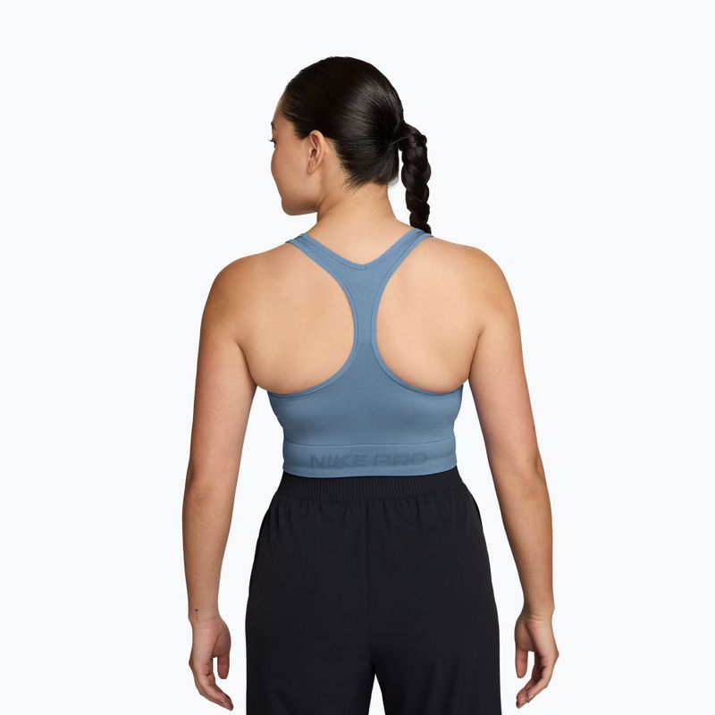 Dámske tréningové tričko Nike Pro Seamless work blue 2