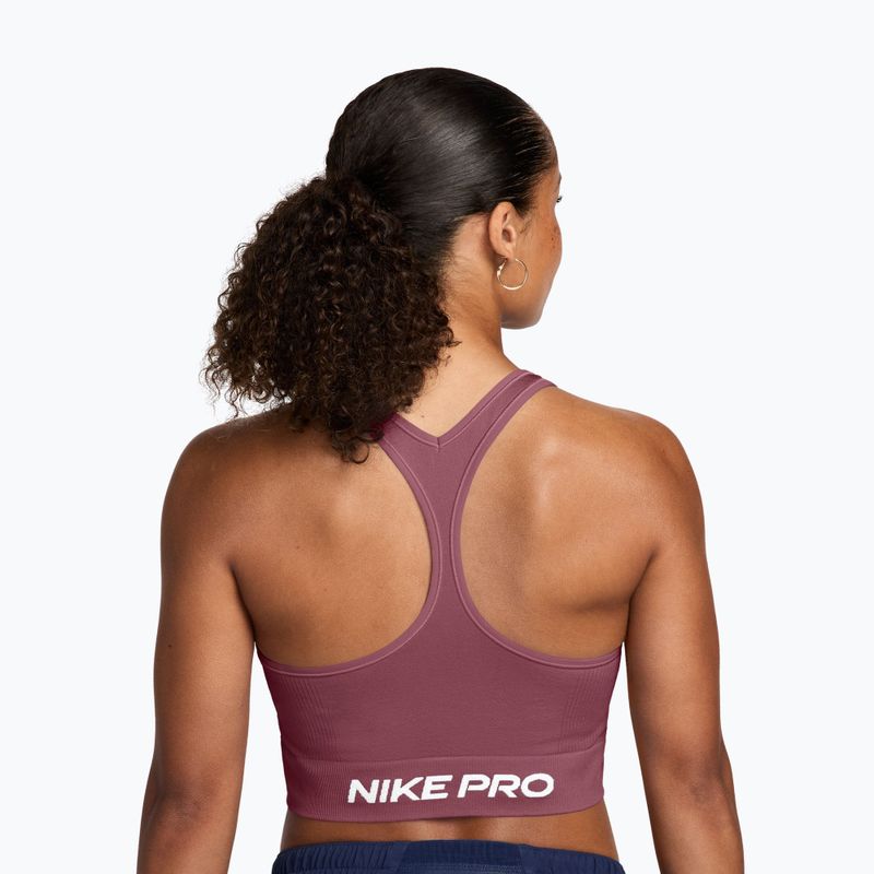 Tréningové tielko Nike Pro Seamless pink smoke/white 2
