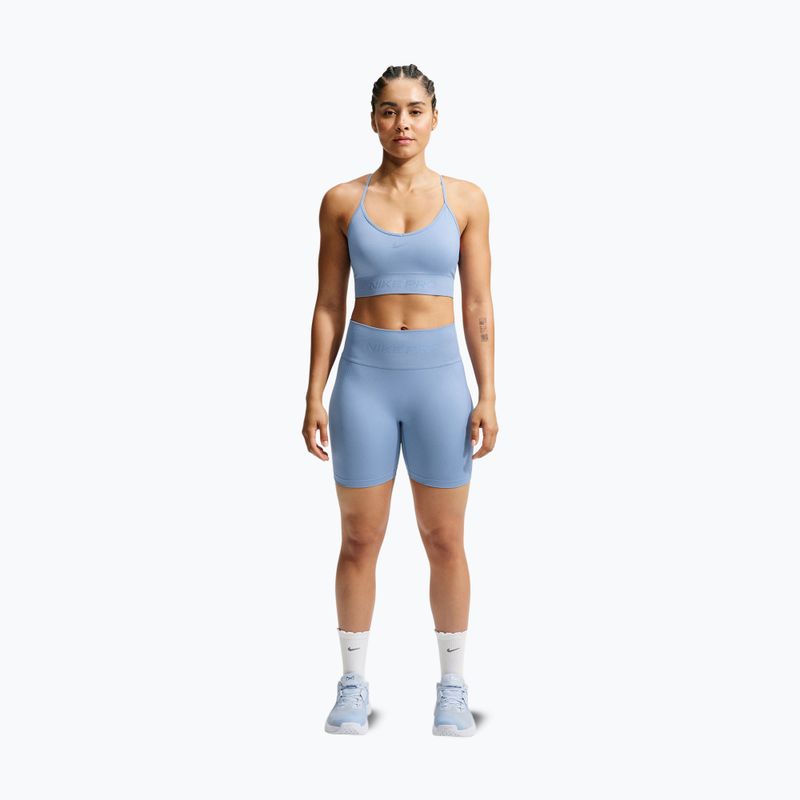 Dámske tréningové šortky Nike Pro Seamless work blue 7