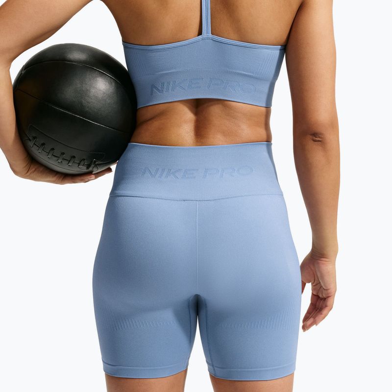 Dámske tréningové šortky Nike Pro Seamless work blue 4