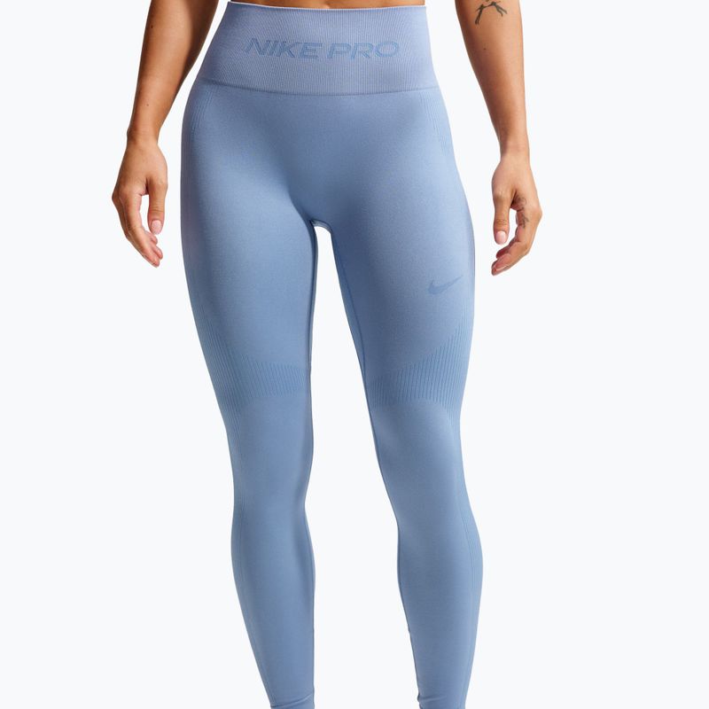 Dámske legíny Nike Pro Seamless work blue 3