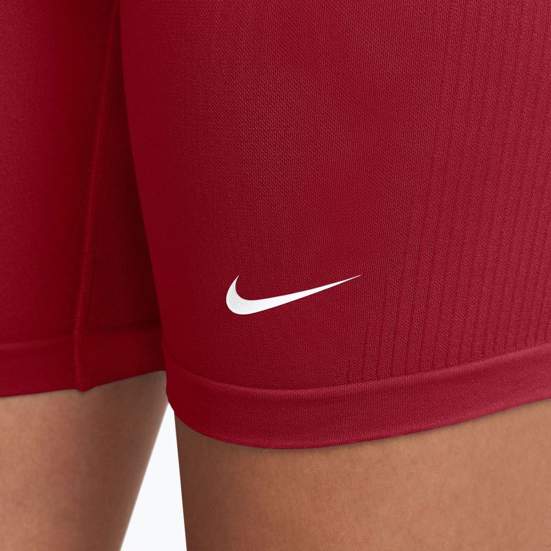 Dámske tréningové šortky Nike Pro Seamless tough red/white 4