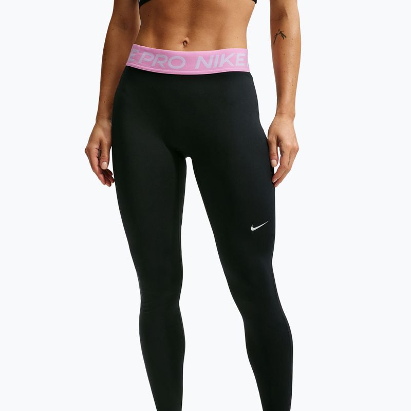 Dámske legíny Nike Pro black/pink rise/white