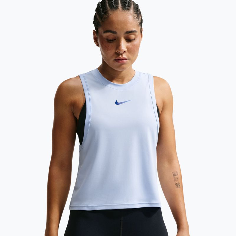 Dámske tréningové tričko Nike Pro hydrogen blue/old royal