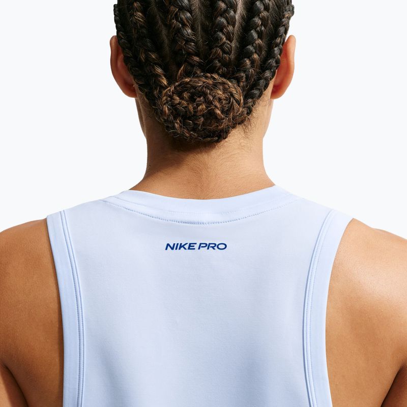 Dámske tréningové tričko Nike Pro hydrogen blue/old royal 5