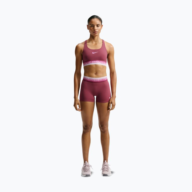 Fitness podprsenka Nike Pro pink smoke/pink smoke/pink rise 2