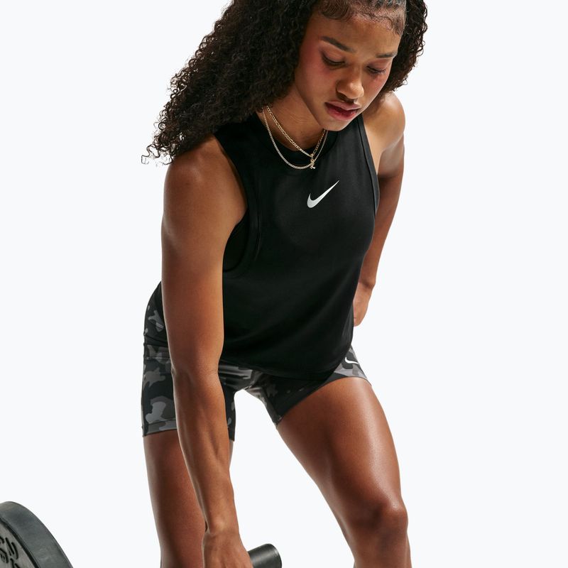 Dámske tréningové tričko Nike Pro black/white 5