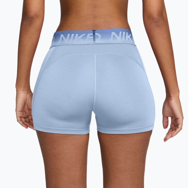 Dámske tréningové šortky Nike Pro hydrogen blue/aluminum 2