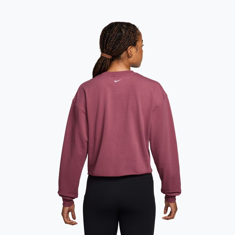Dámske tričko longsleeve Nike Pro pink smoke/bleached lilac 2