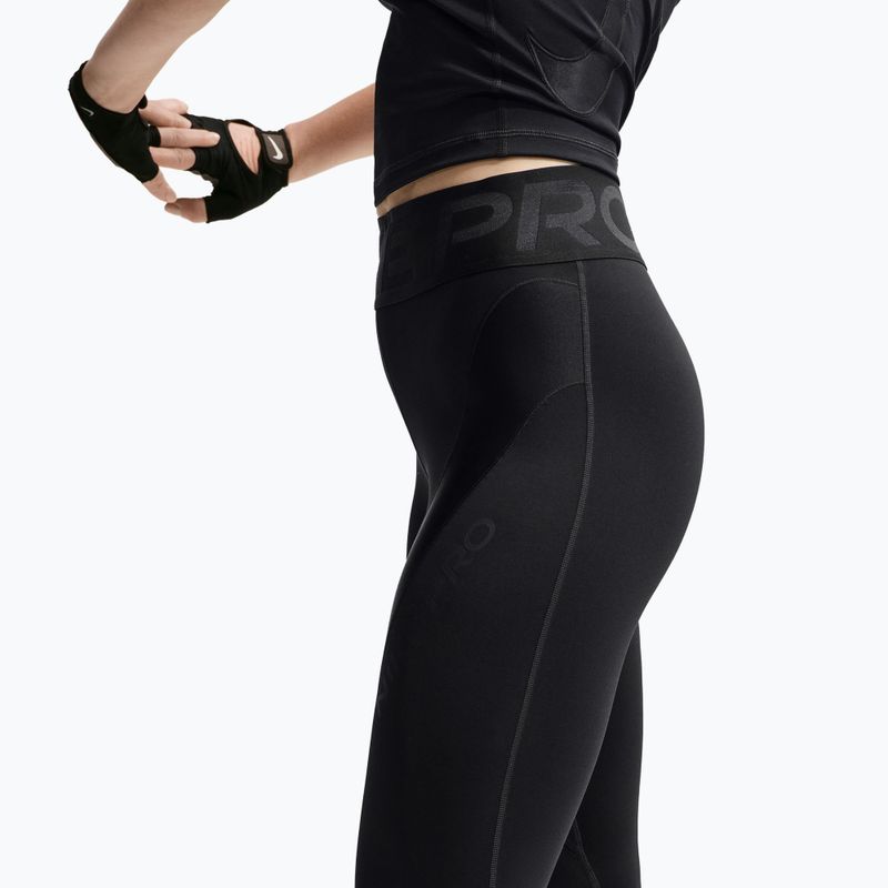 Dámske tréningové legíny Nike Pro Sculpt High-Waisted 7/8 black/black 4