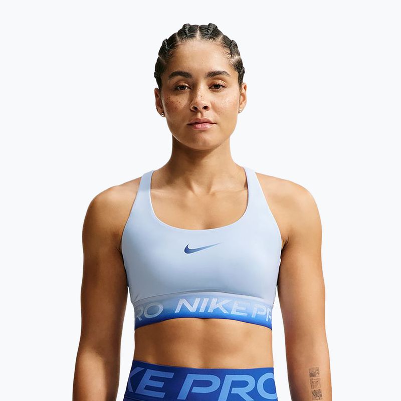 Fitness podprsenka Nike Pro hydrogen blue/hydrogen blue/old royal