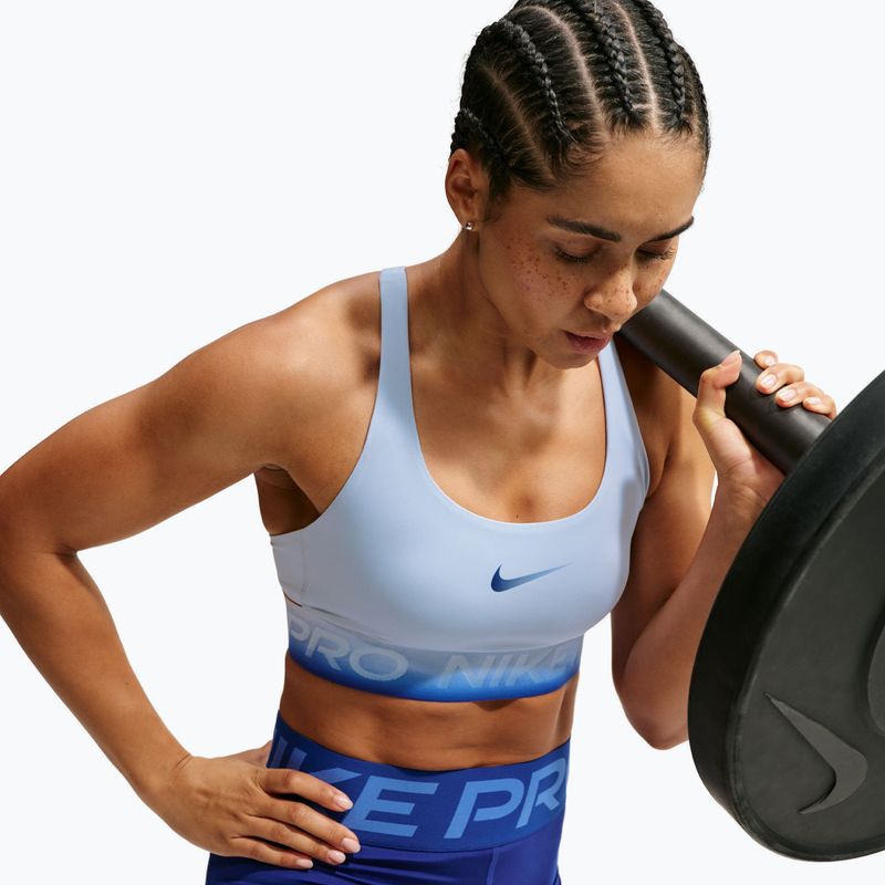 Fitness podprsenka Nike Pro hydrogen blue/hydrogen blue/old royal 3