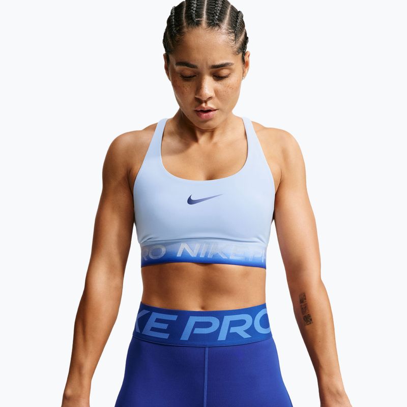 Fitness podprsenka Nike Pro hydrogen blue/hydrogen blue/old royal 4