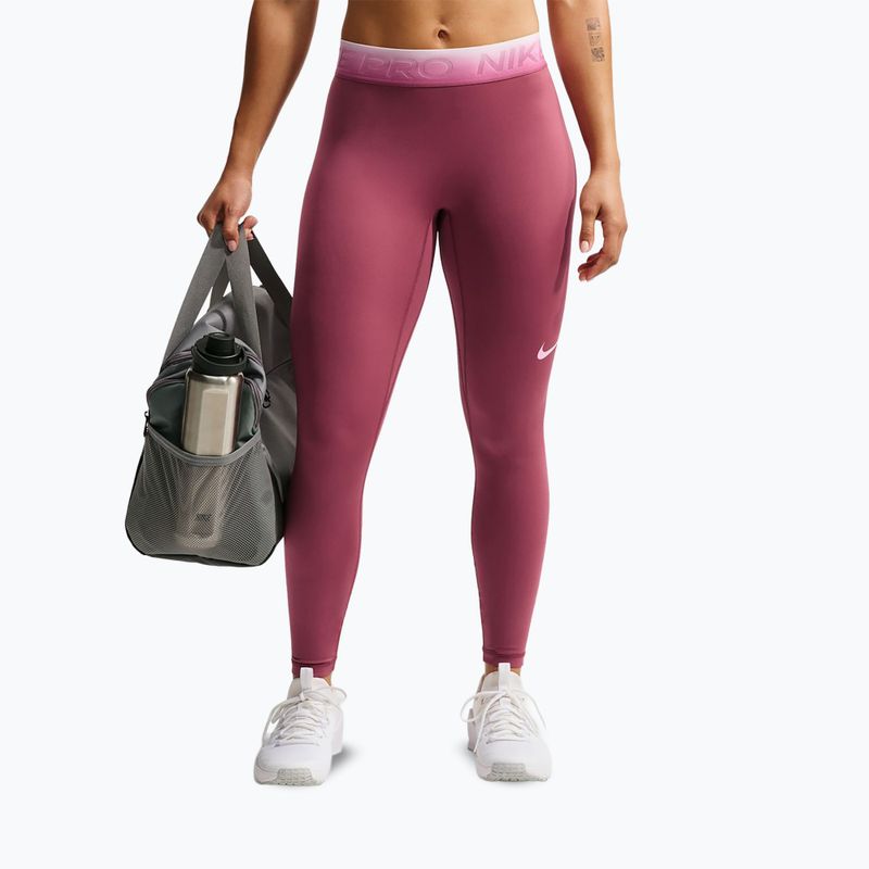 Dámske legíny Nike Pro pink smoke/pink rise