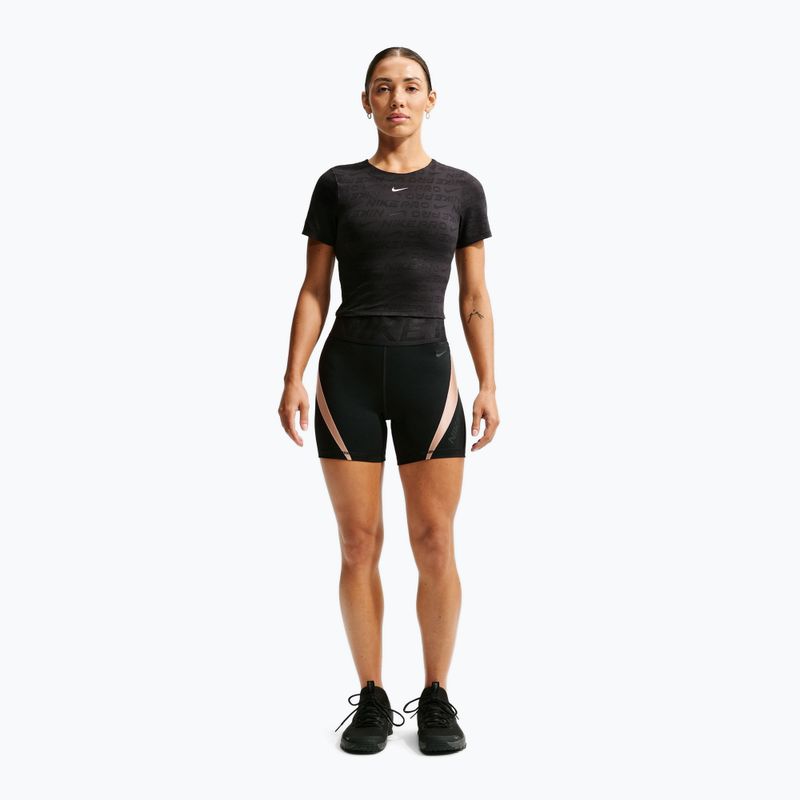 Dámske tréningové šortky Nike Pro Sculpt black/linen/black/black 2