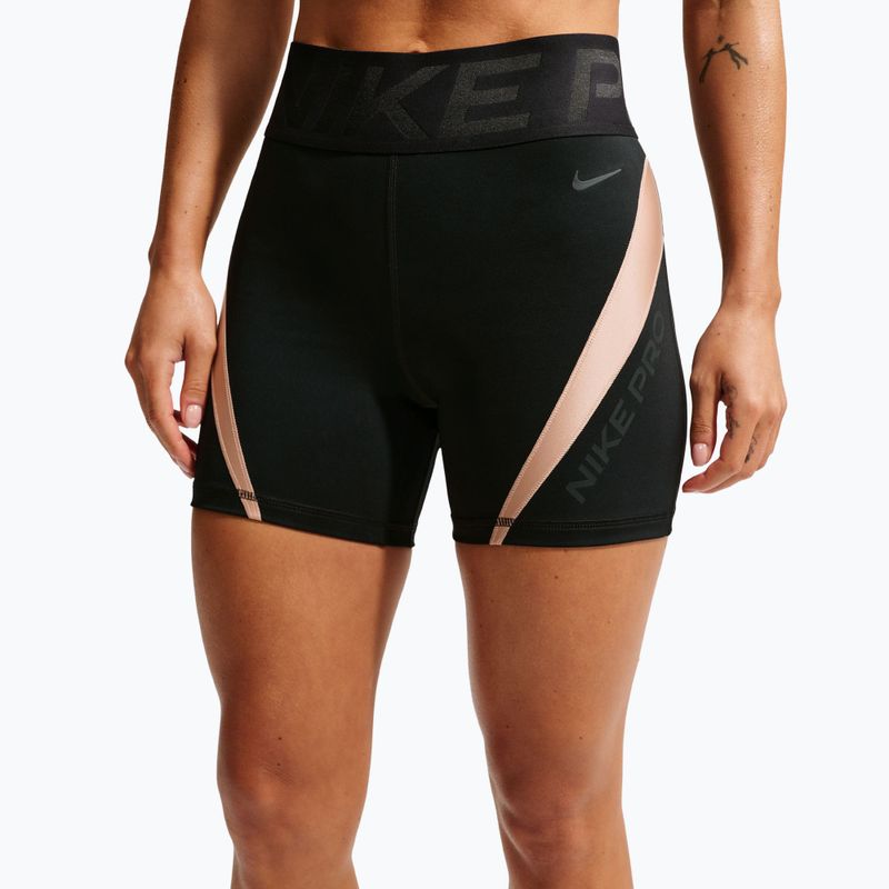 Dámske tréningové šortky Nike Pro Sculpt black/linen/black/black 4