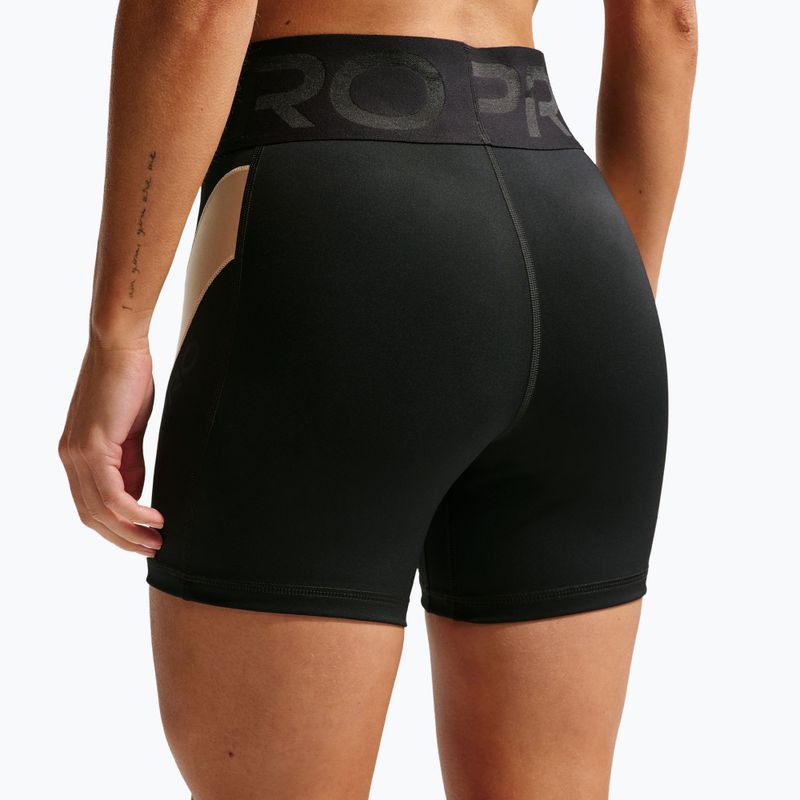 Dámske tréningové šortky Nike Pro Sculpt black/linen/black/black 6