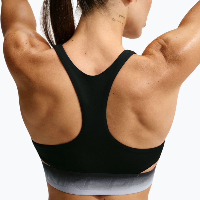 Fitness podprsenka Nike Pro black/black/ghost/smoke grey 4