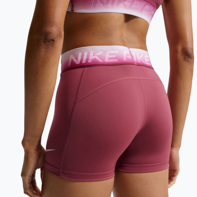Dámske tréningové šortky Nike Pro pink smoke/bleached lilac 5