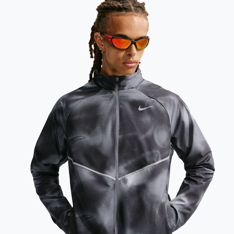 Pánska bežecká bunda Nike Miler black/smoke grey 4