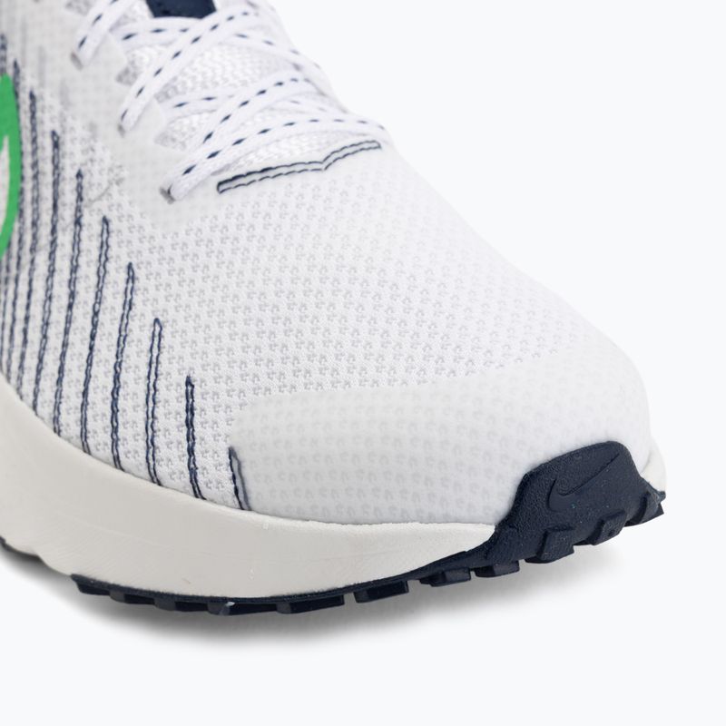 Pánske bežecké topánky Nike Run Defy White/Midnight Navy/Green Spark 7