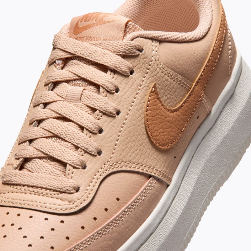 Dámske topánky Nike Court Vision Alta shimmer/sail/light cognac 5