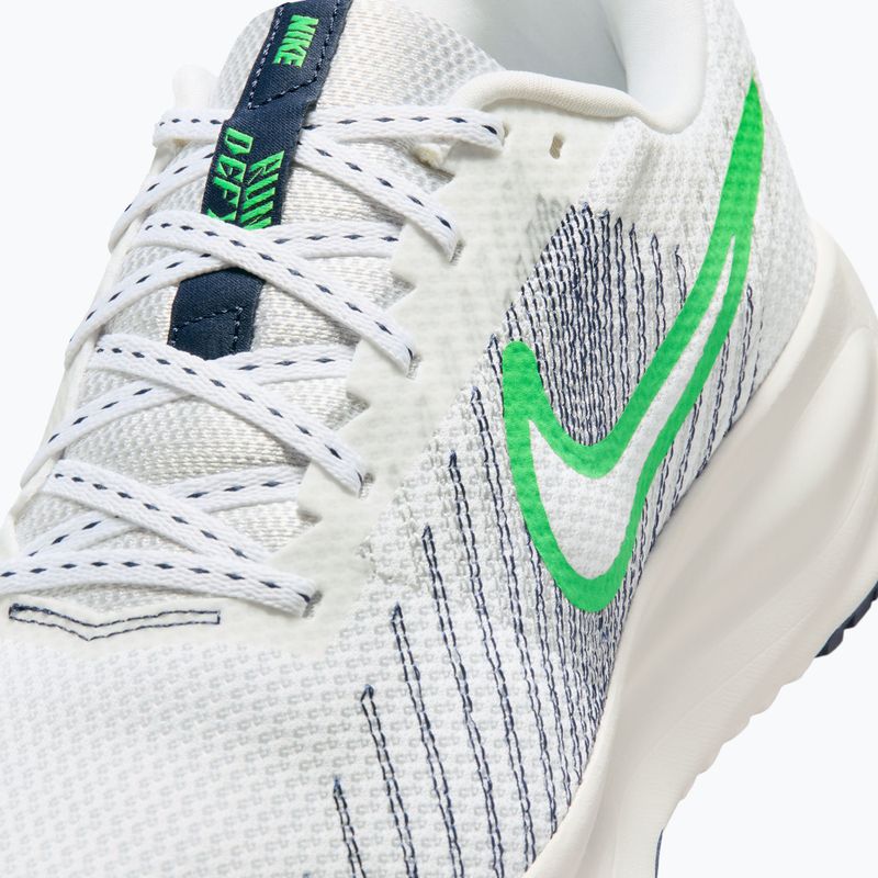 Pánske bežecké topánky Nike Run Defy White/Midnight Navy/Green Spark 7
