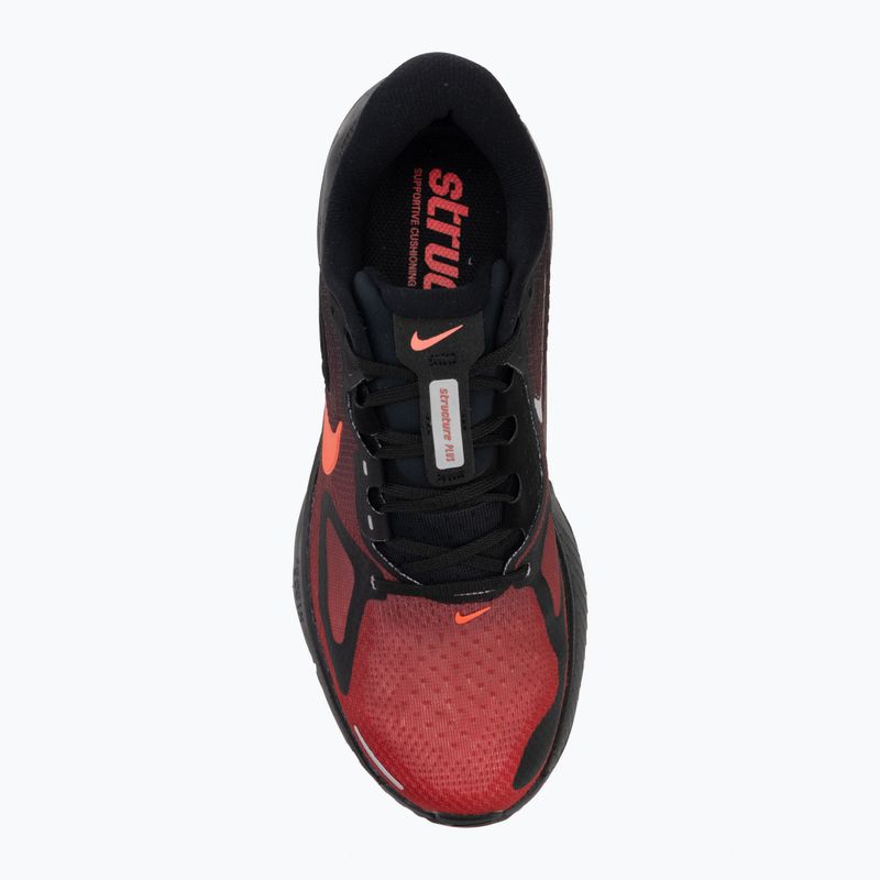 Pánske bežecké topánky Nike Structure Plus black/university red/bright crimson 5