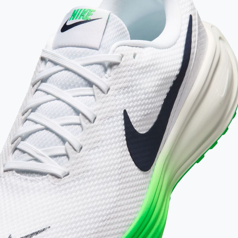 Pánske bežecké topánky Nike Revolution 8 white/green spark/midnight navy 7