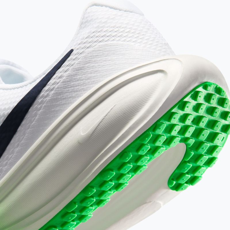 Pánske bežecké topánky Nike Revolution 8 white/green spark/midnight navy 8
