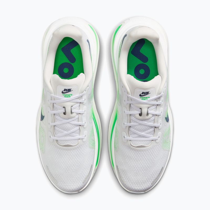 Pánske bežecké topánky Nike Vomero Premium white/green spark/midnight navy 5