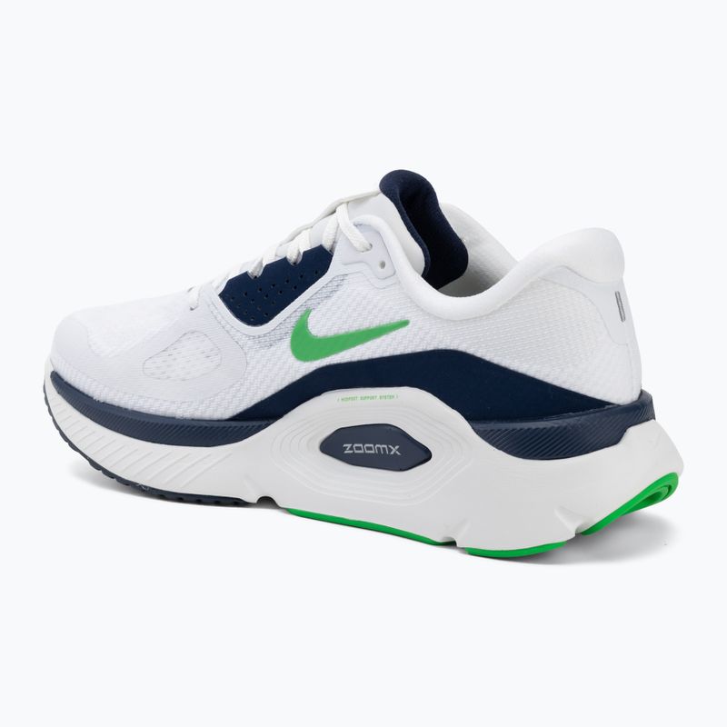 Pánske bežecké topánky Nike Structure Plus white/midnight navy/green spark 3