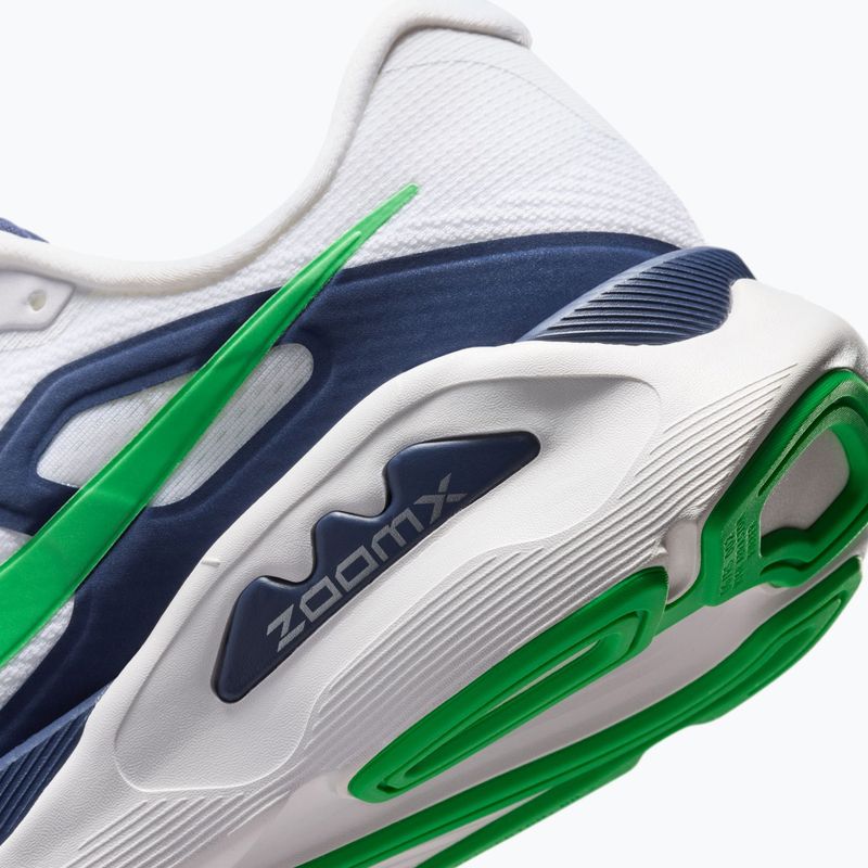 Pánske bežecké topánky Nike Structure Plus white/midnight navy/green spark 8