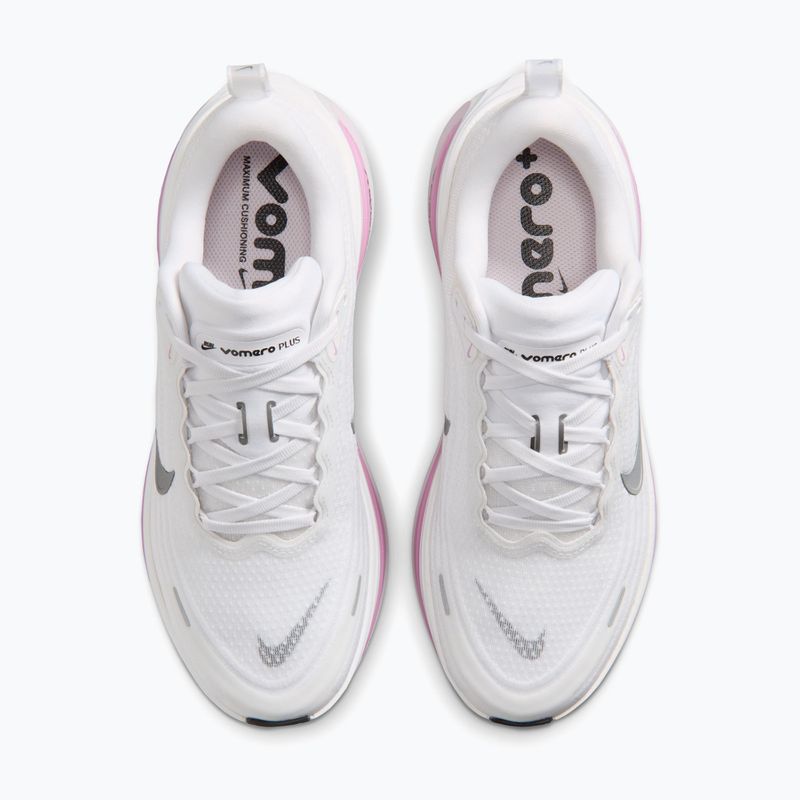 Dámske bežecké topánky Nike Vomero Plus white/bleached lilac/metallic silver 5