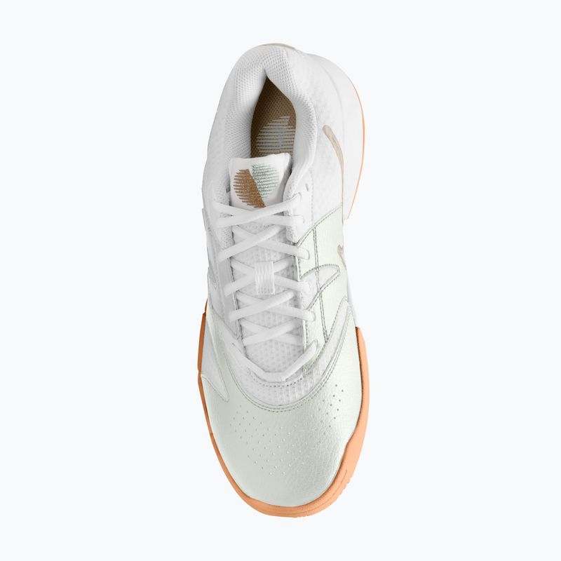 Pánske tenisové topánky Nike Court Lite 4 White/Summit White/Linen/Light Orewood Brown 3