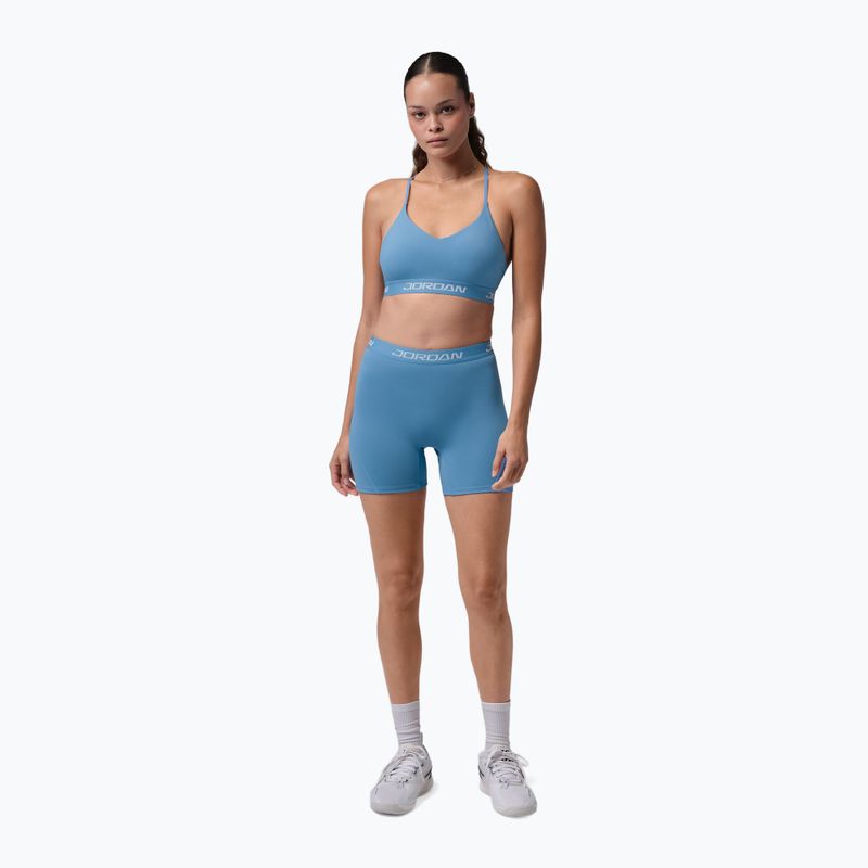 Fitness podprsenka Jordan Sport Essentials blue beyond/blue beyond/white/white 2