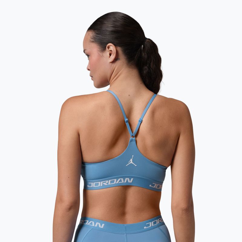 Fitness podprsenka Jordan Sport Essentials blue beyond/blue beyond/white/white 3