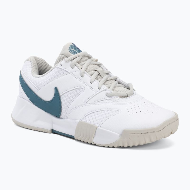 Pánske tenisové topánky Nike Court Lite 4 White/Light Bone/New Slate/Smokey Blue