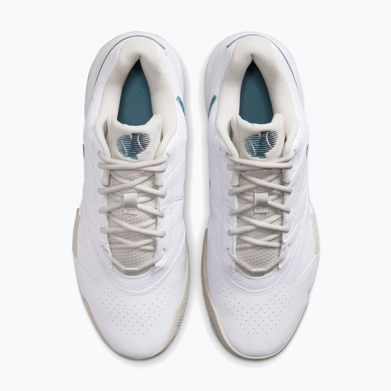Pánske tenisové topánky Nike Court Lite 4 White/Light Bone/New Slate/Smokey Blue 5