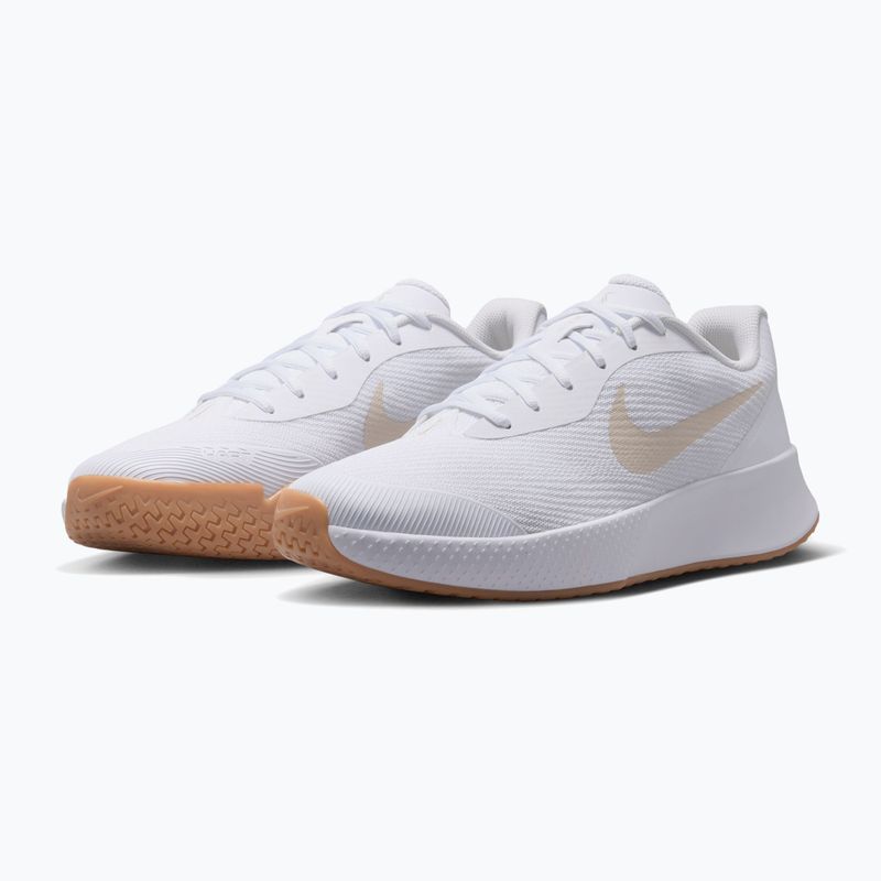 Pánske tenisové topánky Nike Vapor Lite 3 White/Summit White/Light Orewood Brown 3